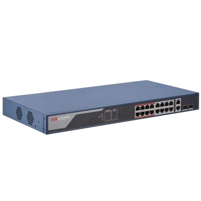 Комутатор 18 портів керований Hikvision DS-3E1318P-EI B (2863456216)