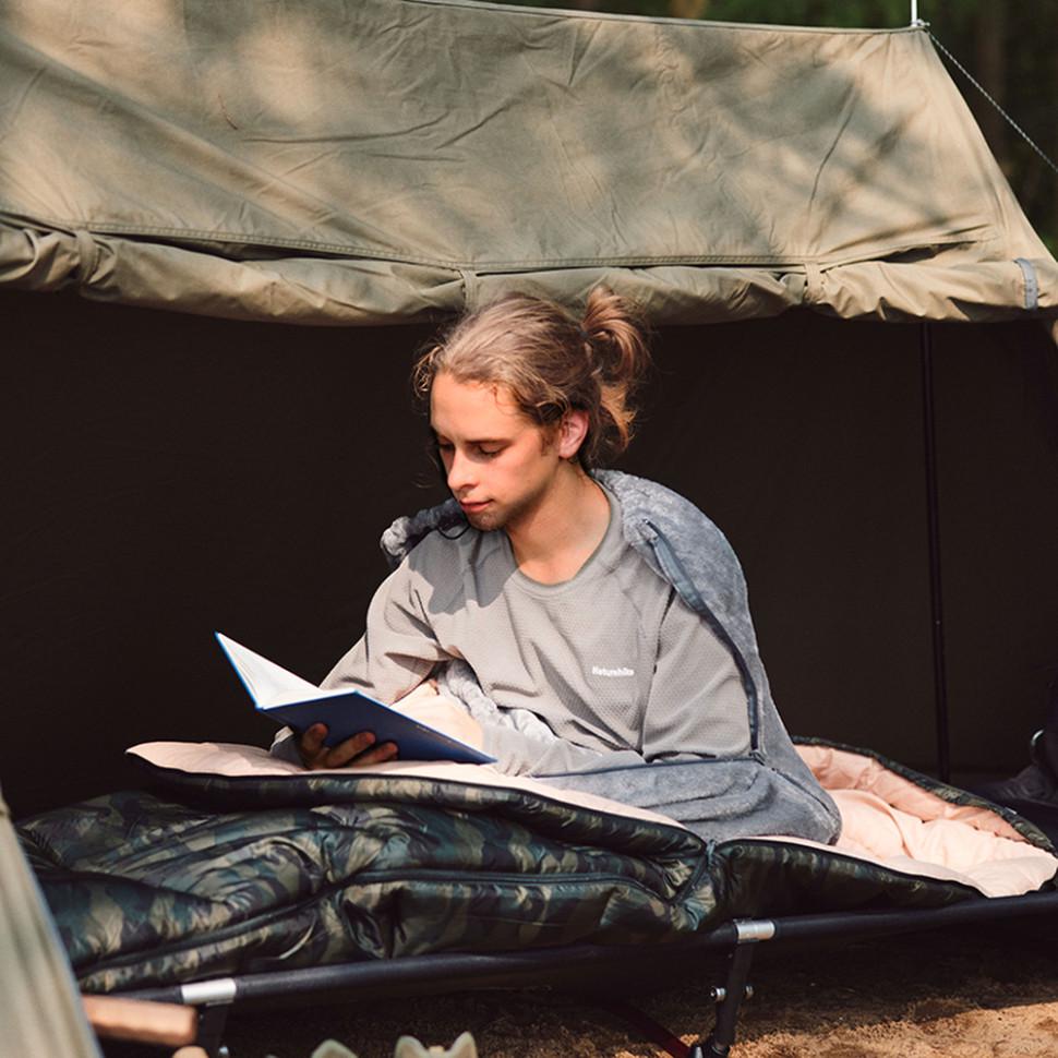 Спальний мішок Naturehike M320 CNK2350WS023 з капюшоном Green Camouflage (697564188920) - фото 5 Спальний мішок Naturehike M320 CNK2350WS023 з капюшоном Green Camouflage (697564188920) - фото 5