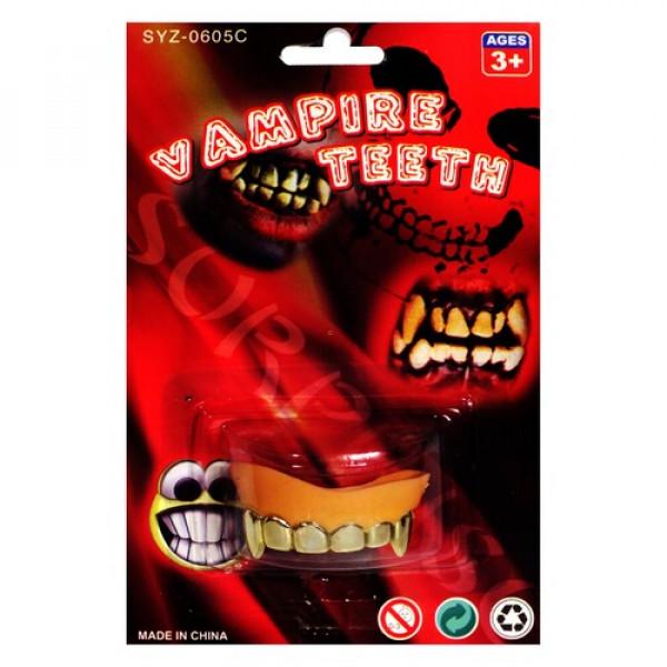 Декор на Хэллоуин Seta Челюсть Металлические зубы (13-490GL) Декор на Хэллоуин Seta Челюсть Металлические зубы (13-490GL)