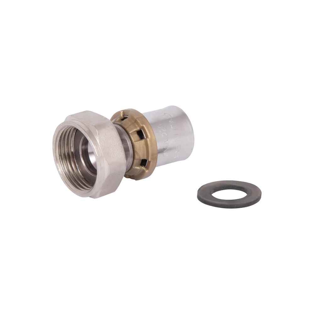 Пресс-фитинг для плоских подключений ICMA № 416 с накидной гайкой 3/4" 20х2 мм (SD00047705) - фото 5