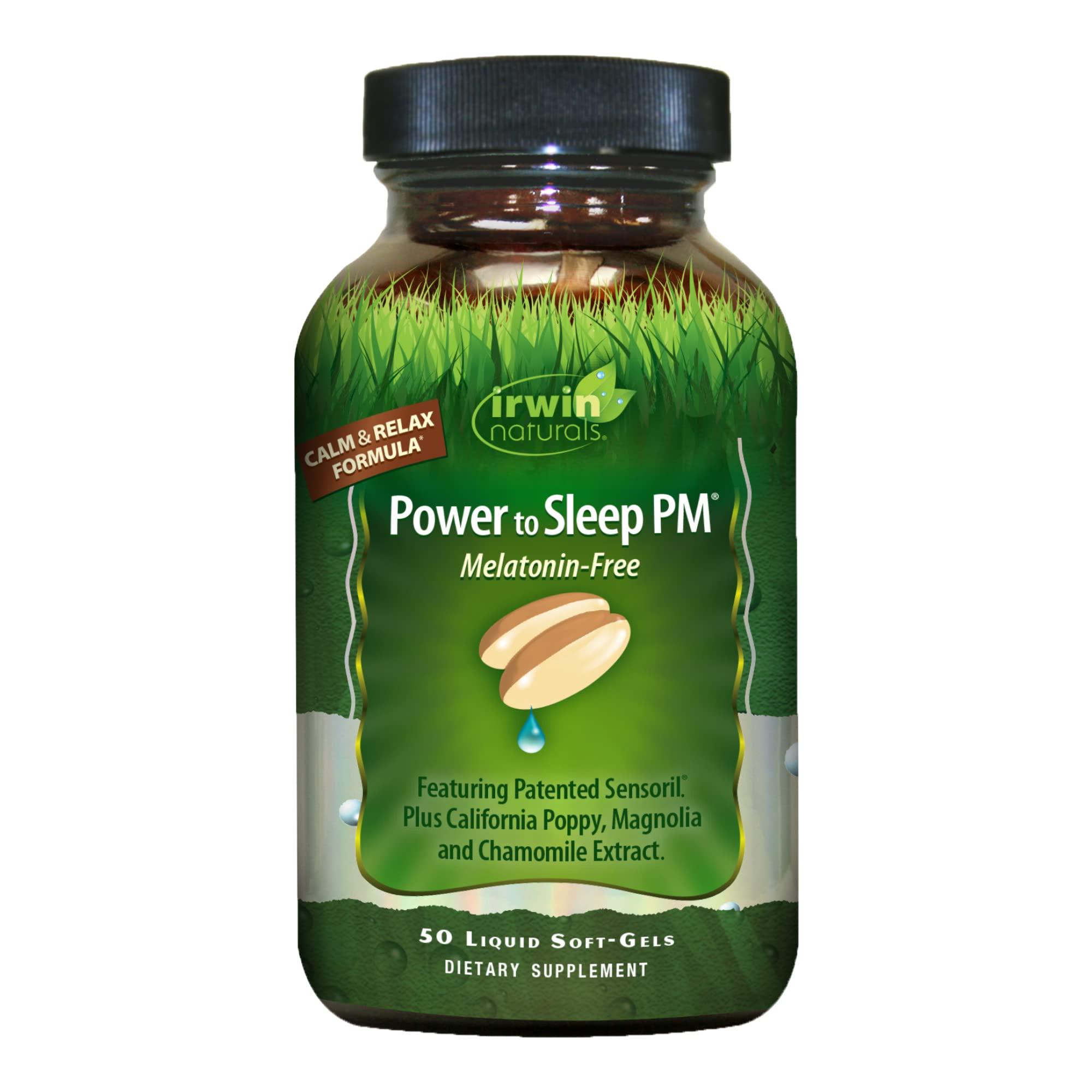 Вітаміни для сну Irwin Naturals Power to Sleep PM Melatonin-Free 50 гелевих капсул