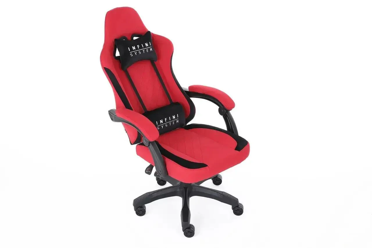 Игровое кресло INFINI SYSTEM ткань Красный (INFINI_SYSTEM _RED)