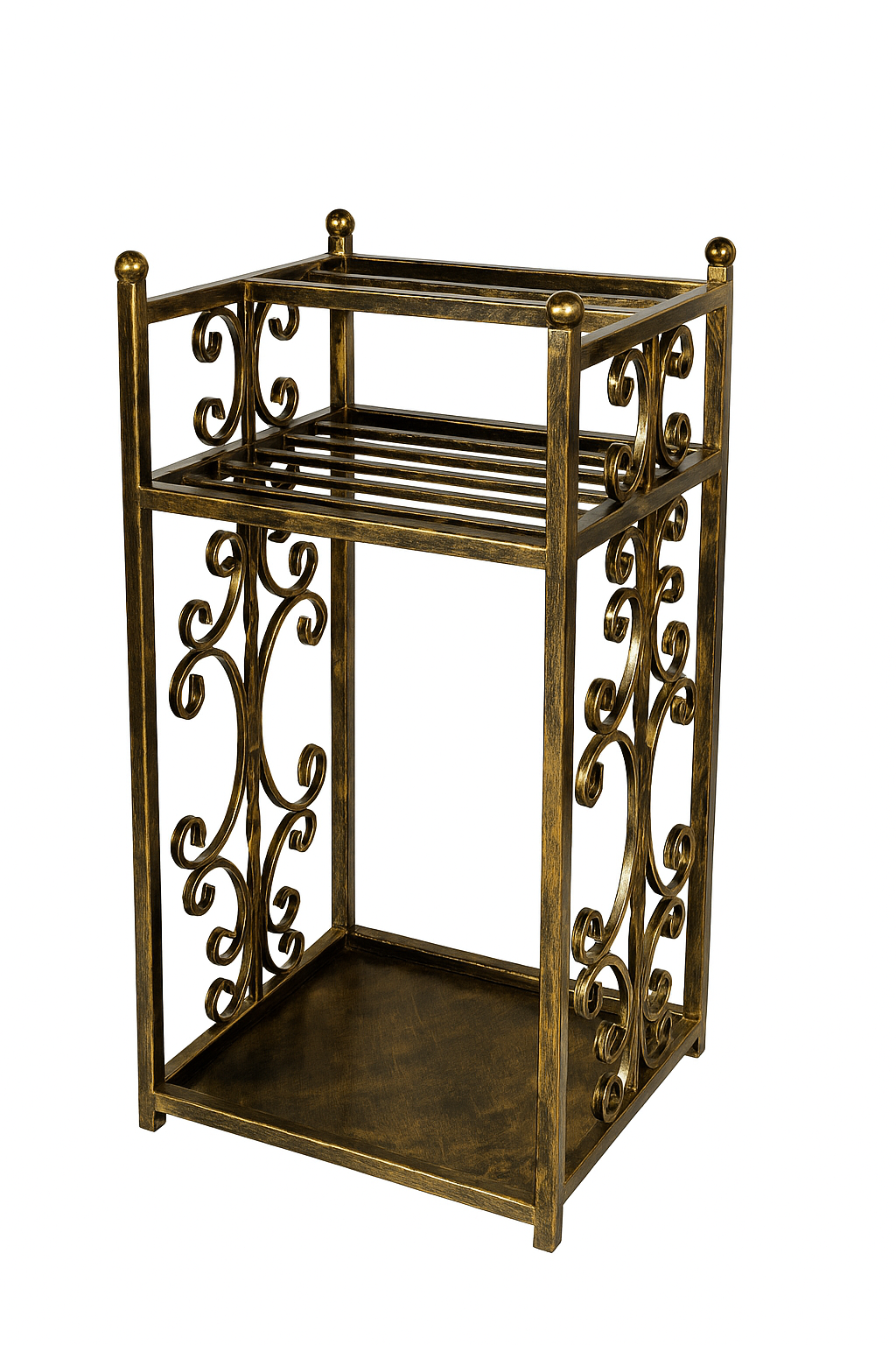 Дровниця кована 80х40х35 см Бронзовий (2548894406)