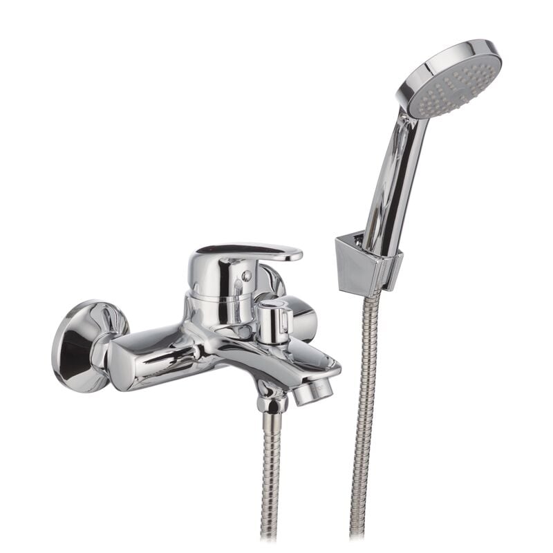 Змішувач для ванни Cron Magic 009 чорна ручка (CR0124)