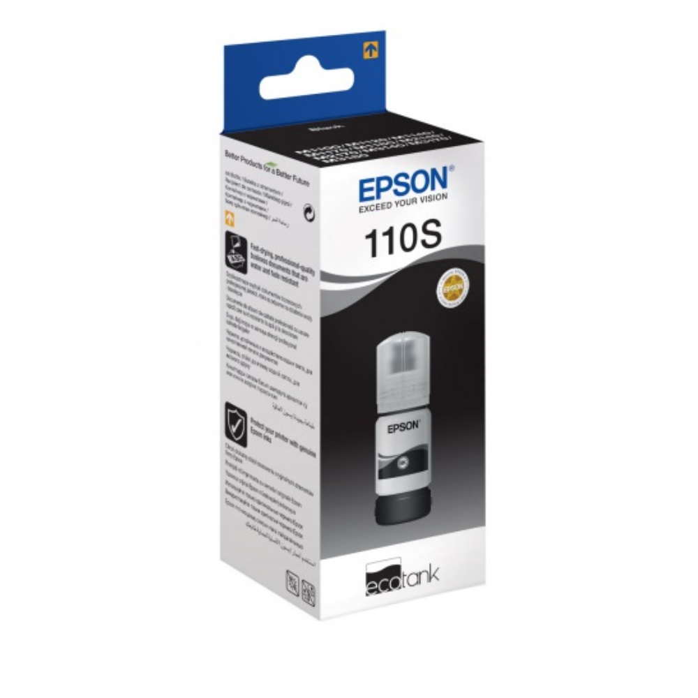 Чернила для струйного принтера Epson 110S EcoTank Pigment Black (12273646) - фото 2