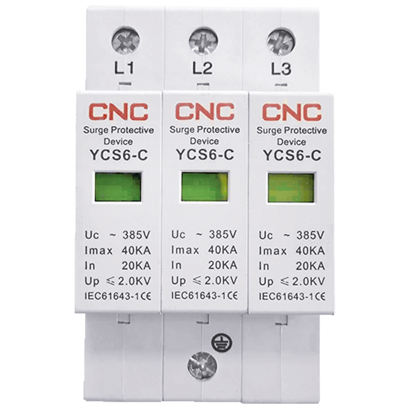 Ограничитель перенапряжения CNC YCS6-C 3P 40кА 385В (Б00031814)