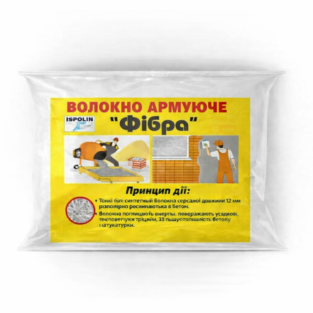 Фибра для бетона Ispolin 900 г (28715648) Фибра для бетона Ispolin 900 г (28715648)