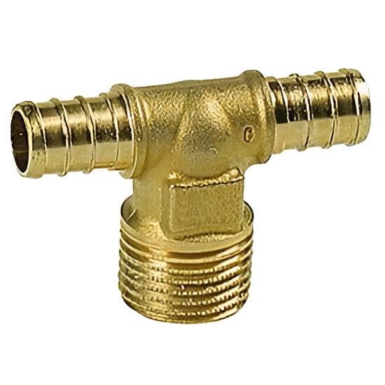 Тройник редукционный Giacomini ЗР 1/2"x1/2"Mx1/2" (TK-GZ153Y033)