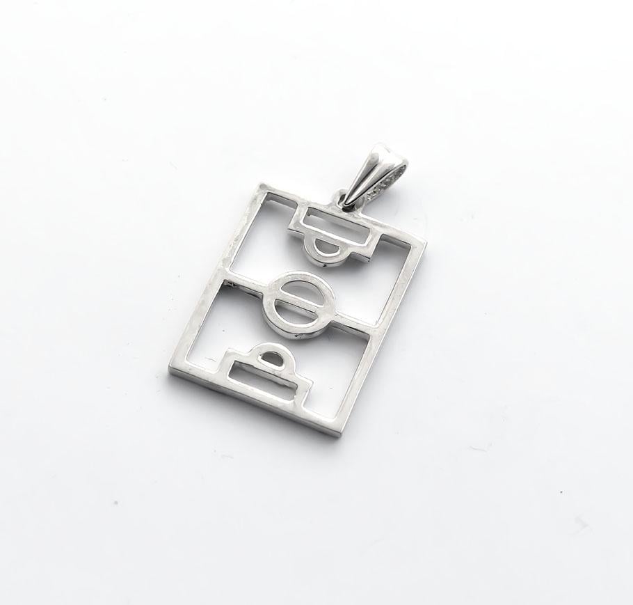 Кулон Maxi Silver 9125 Футбольное поле (89125)