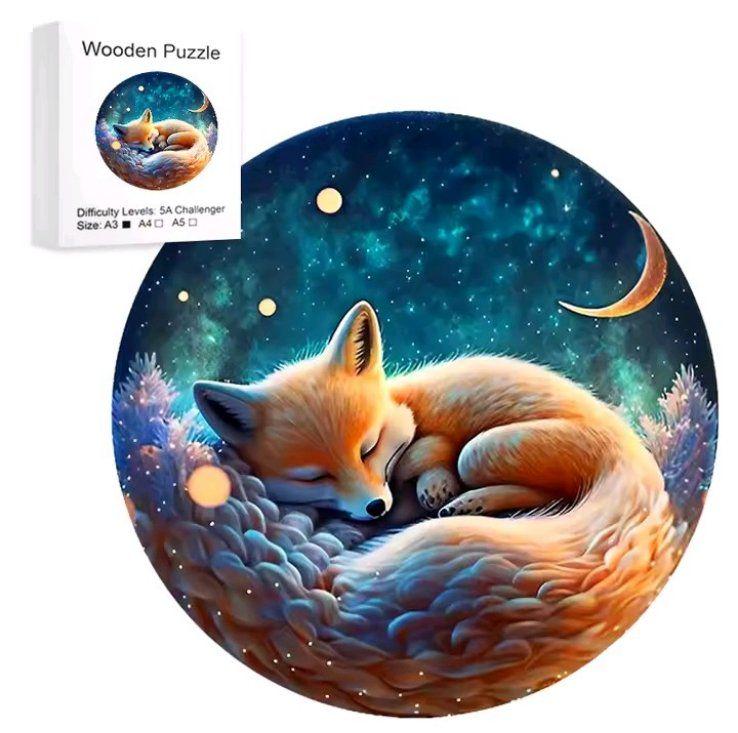 Пазлы деревянные сны лисички А3 (639)