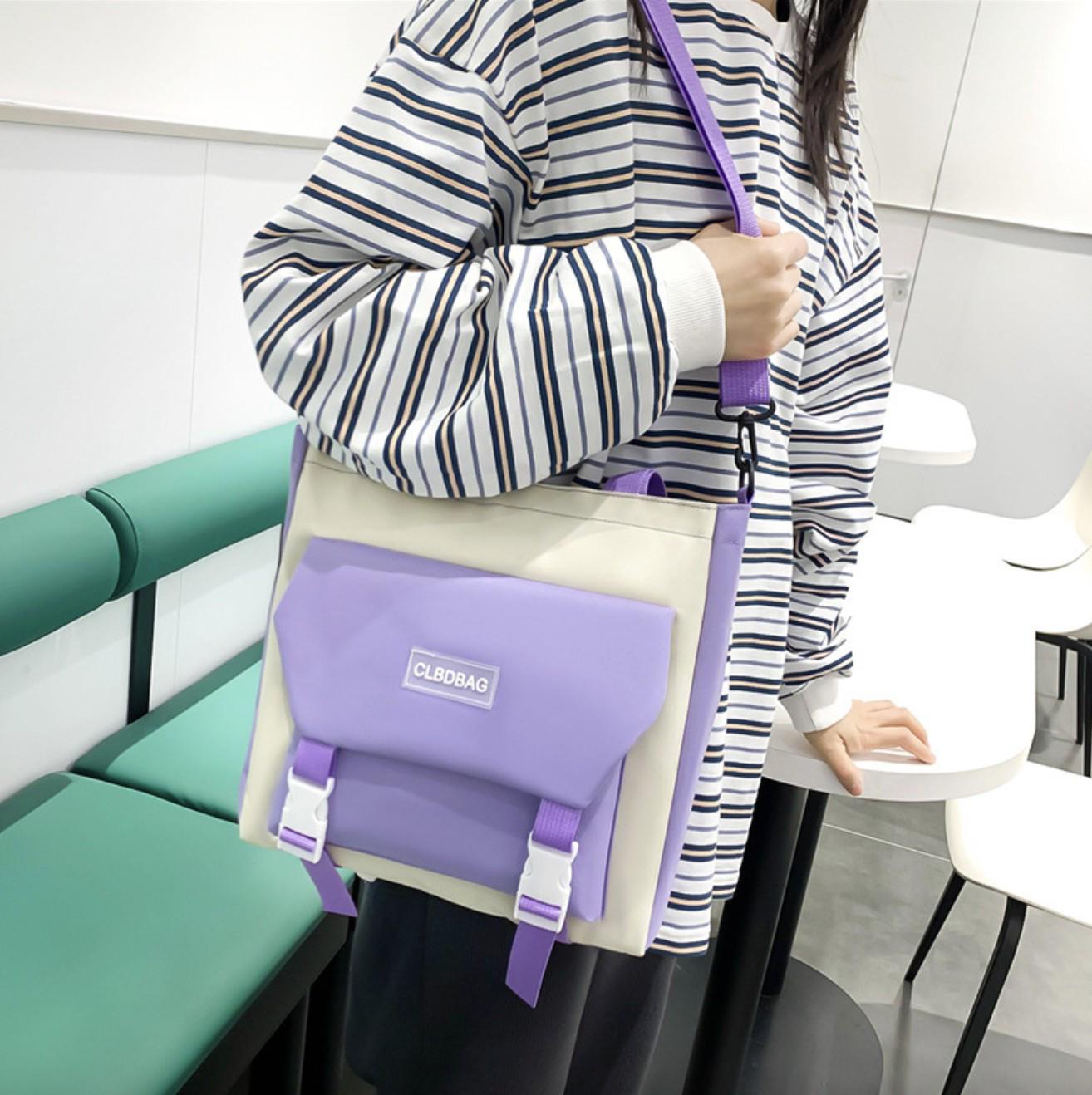 Шкільний рюкзак для дівчинки CLBD BAG 4в1 шоппер/пенал/сумочка Фіолетовий (DR016329) - фото 3 Шкільний рюкзак для дівчинки CLBD BAG 4в1 шоппер/пенал/сумочка Фіолетовий (DR016329) - фото 3