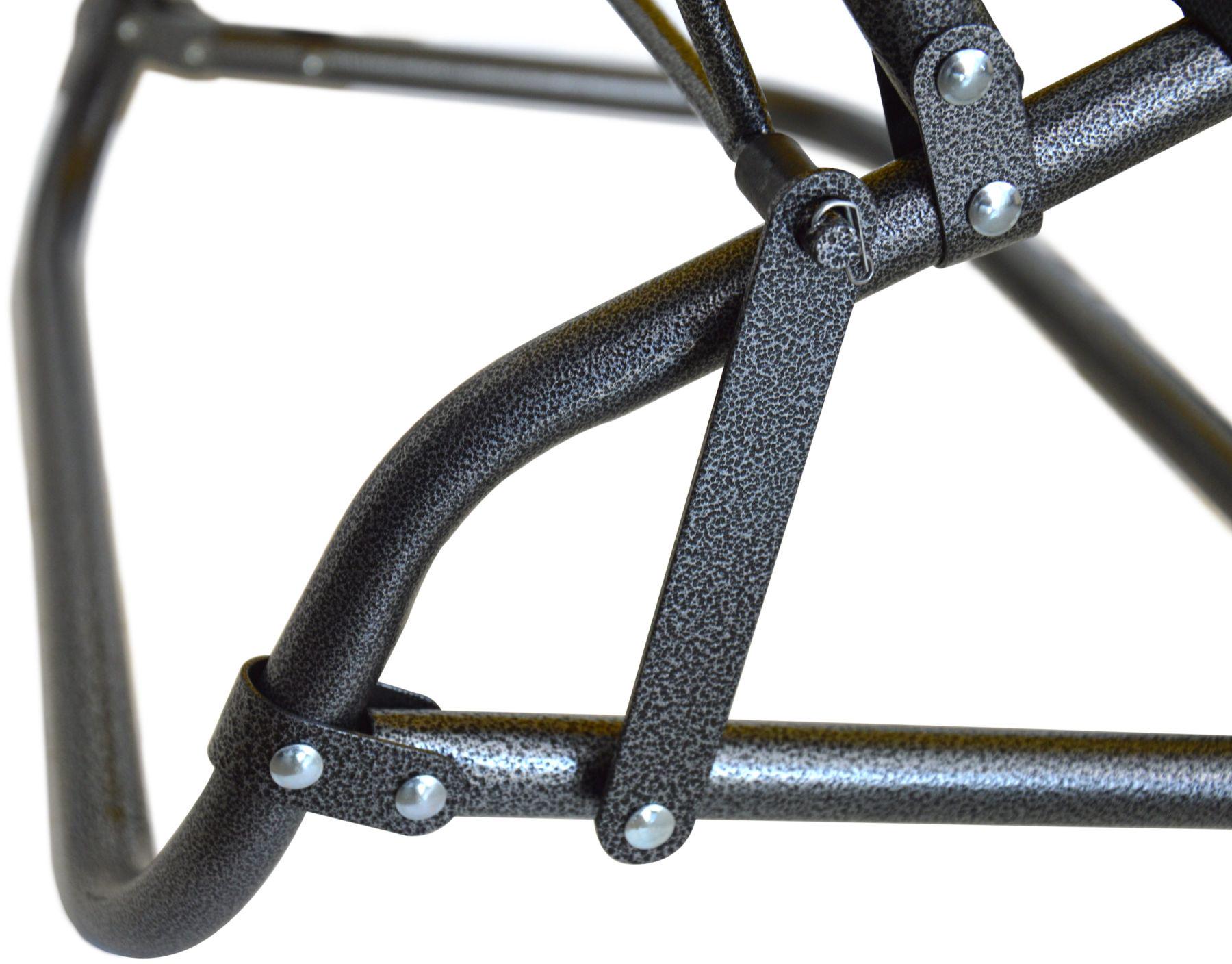 Шезлонг складной с подголовником 154 см на 3 положения Зеленый (5193484) - фото 5