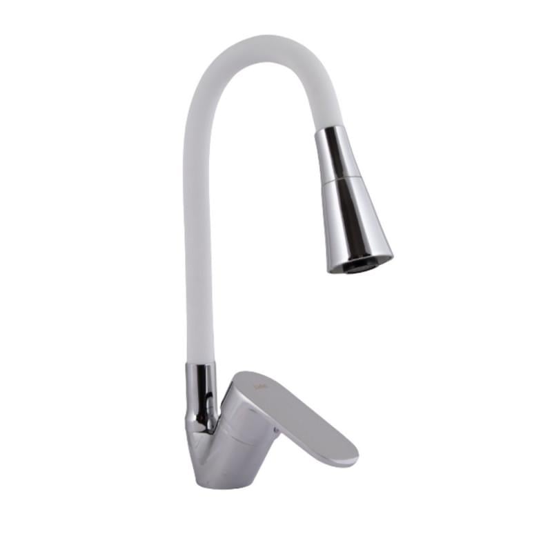 Смеситель для кухни Lidz Tani 008F3 LDTAN008F3WCR37037 K40 с гибким изливом White/Chrome (SD00043140)