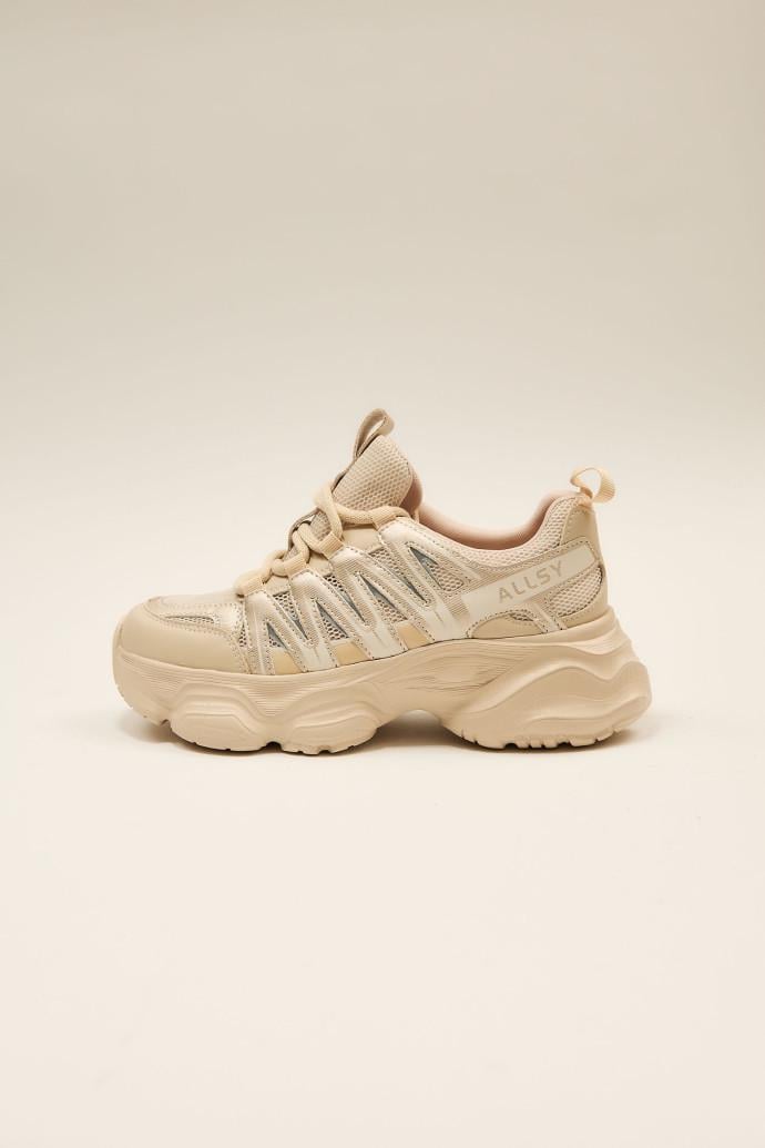 Кроссовки женские летние ALLSY р. 37 Бежевый (196720)