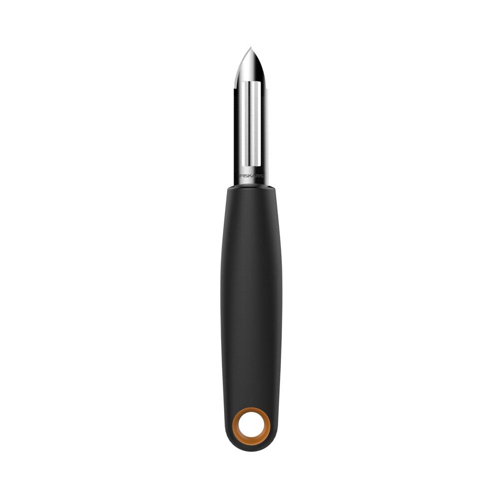 Овощечистка вертикальная Fiskars Functional Fоrm 26,7 см Черный (1014418) - фото 2