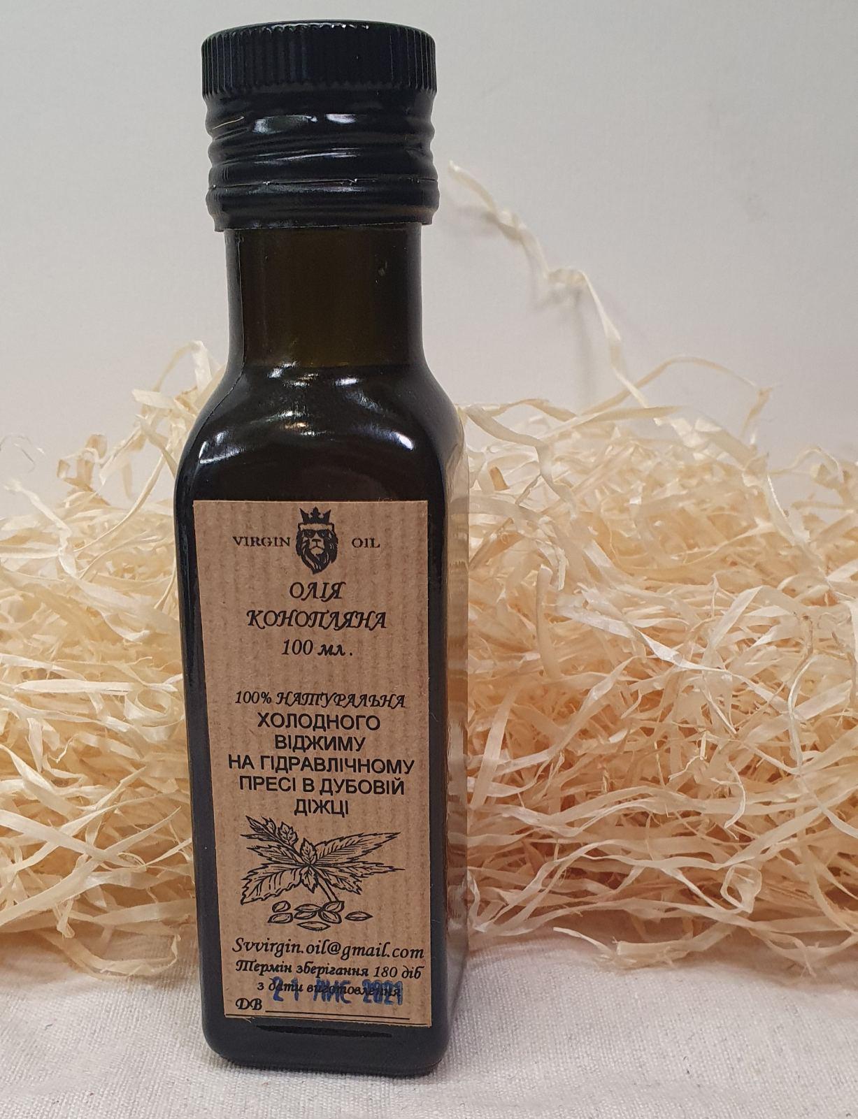 Конопляное масло холодного отжима 100 мл - фото 2