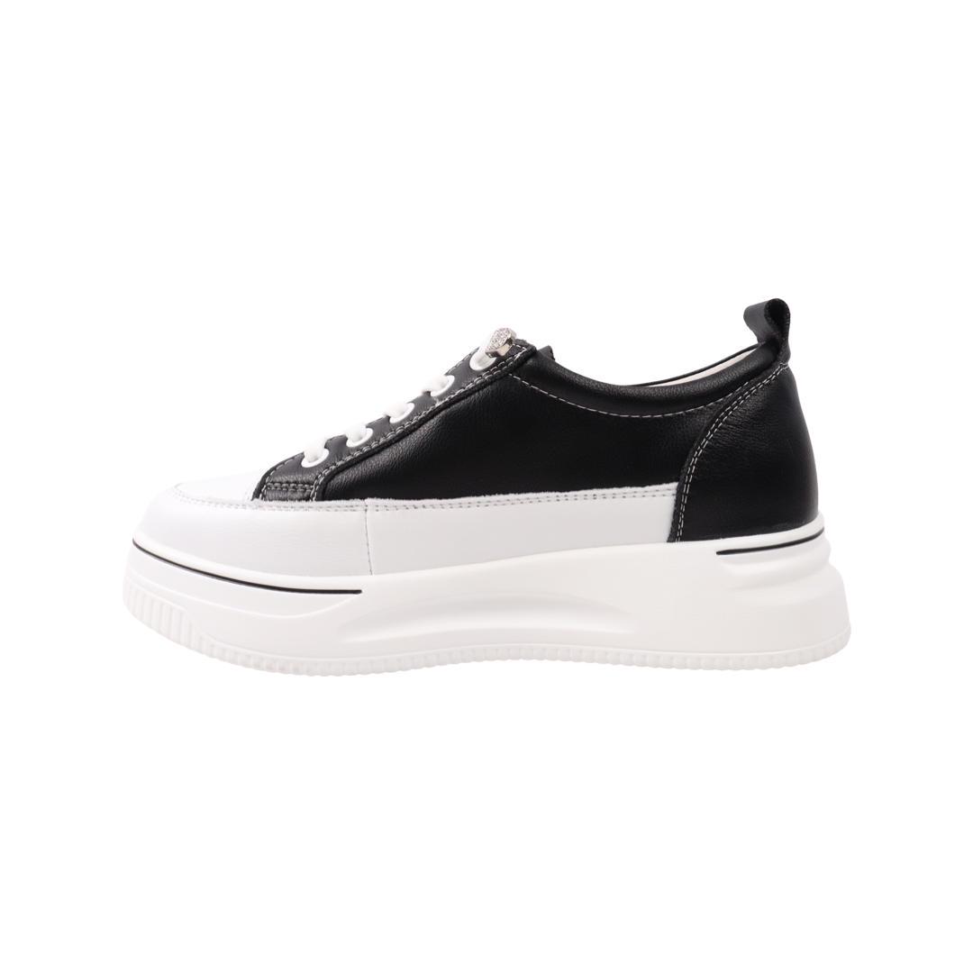 Кеди жіночі Farinni зі шкіри Чорний (172-21DTC 38) - фото 2 Кеди жіночі Farinni зі шкіри Чорний (172-21DTC 38) - фото 2