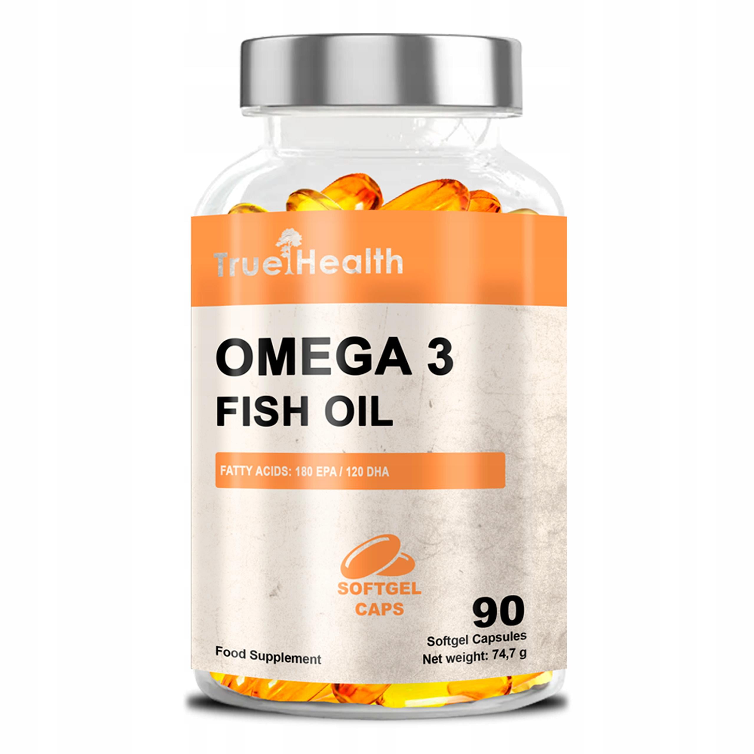 Омега 3 True Health Omega 3 1000 мг 90 softgels