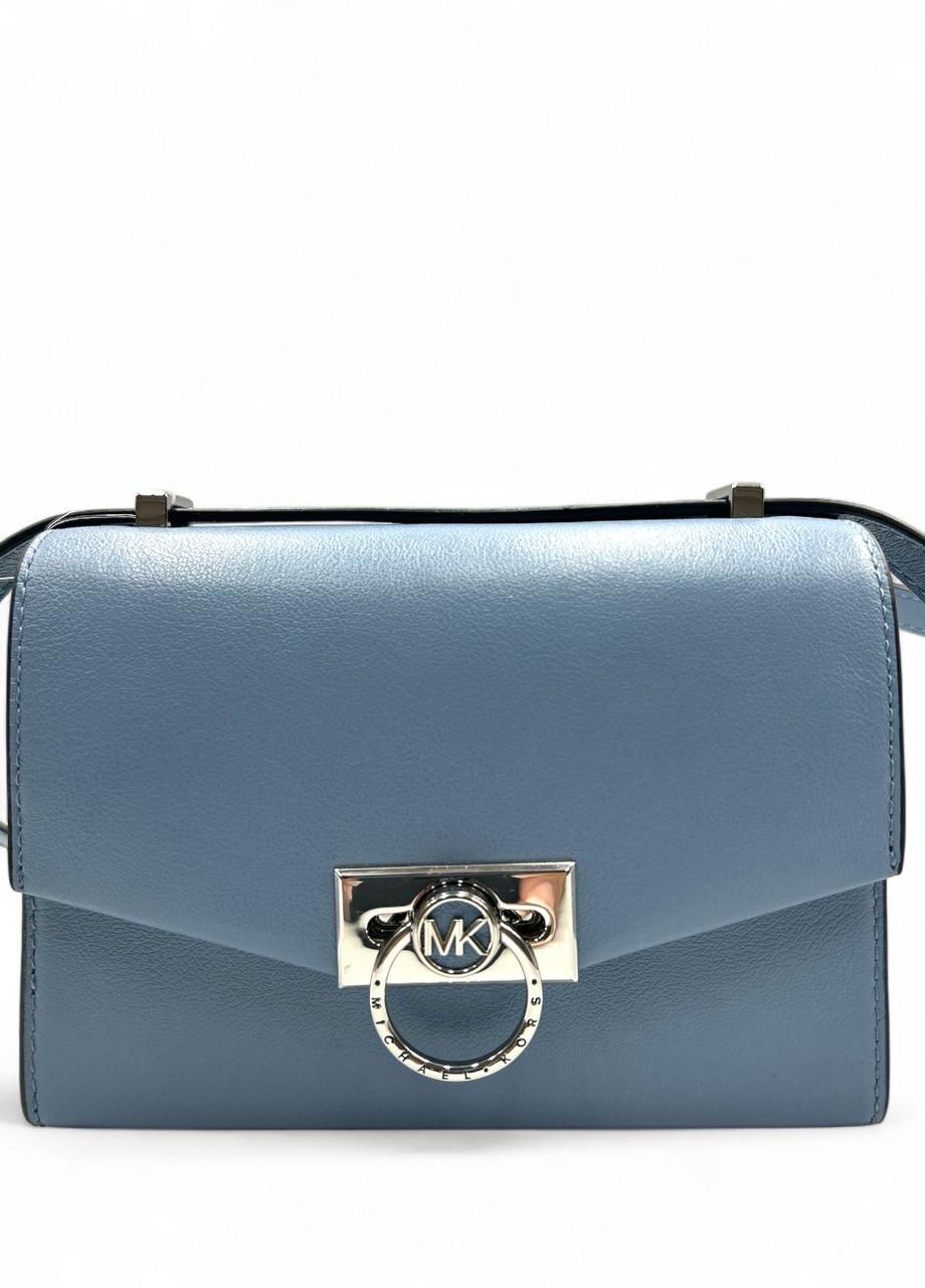 Жіноча сумка Michael Kors Hendrix 32FOS1HCOL Chambray XS Conv XBody Leather Димчасто-блакитний (2745672851)