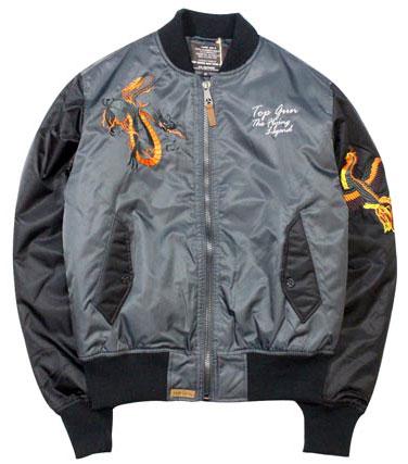 Бомбер Top Gun The Flying Legend Bomber Jacket S Charcoal (TGJ1634CS) - фото 8