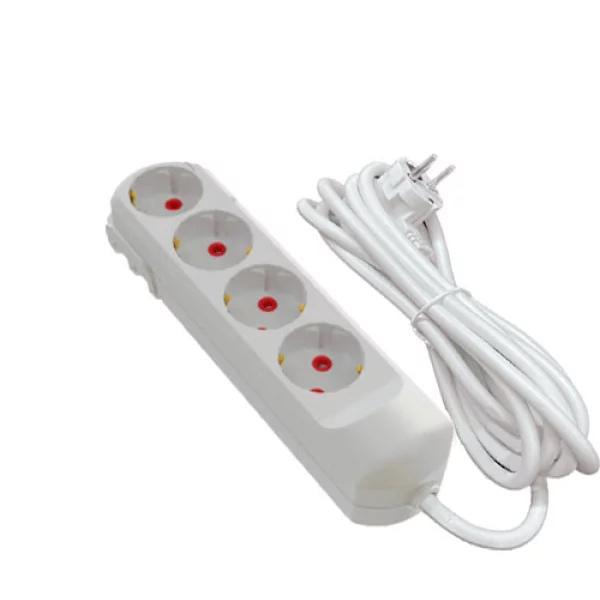 Удлинитель четырехместный Neomax бытовой с заземлением 3 м (NX501403)