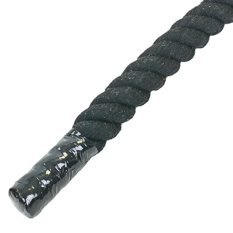 Канат для кросфіту Zelart SP-Planeta COMBAT BATTLE ROPE R-6225-9 9 м Чорний (DR003149) - фото 2