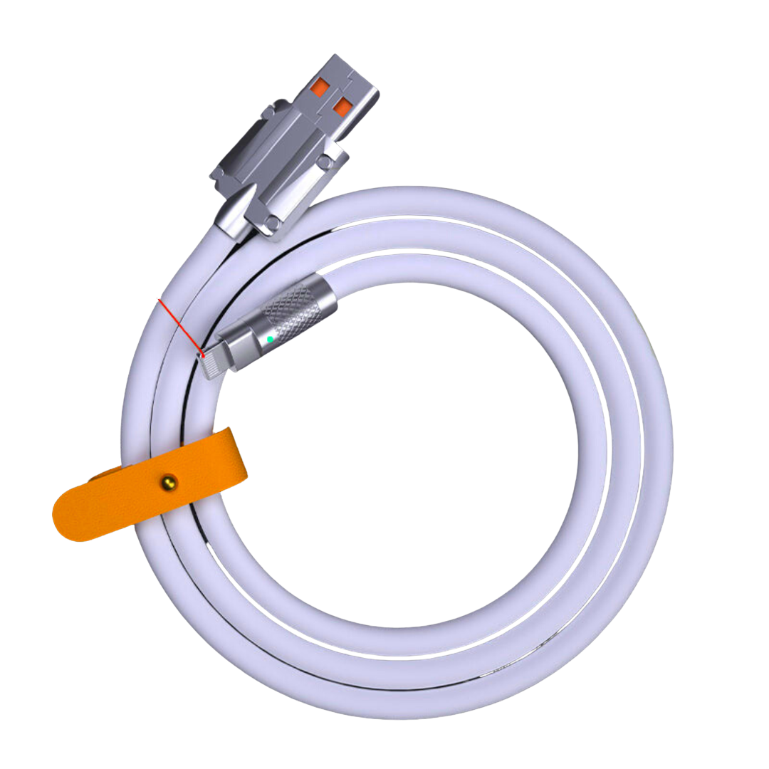 Кабель Lightning - USB 1 м Белый (68-0002)