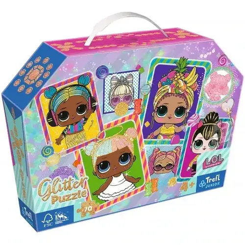 Пазлы картонные Красные куклы Девушки с загадками 70 элементов 3-4 года (53016)