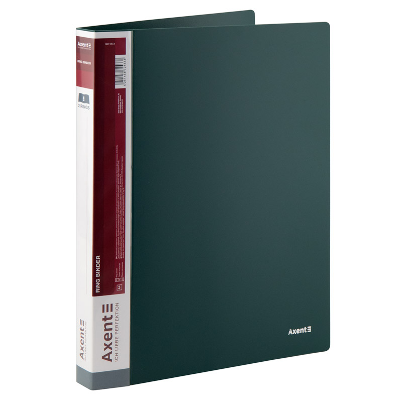 Папка на 2-х кольцах Axent 25 мм Зеленый (1207-05-A)