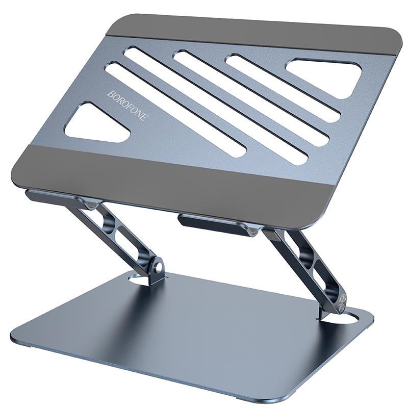 Подставка для ноутбуков 15,6" Borofone Vito metal stand Bh115 Plus Metal Gray (609697) Подставка для ноутбуков 15,6" Borofone Vito metal stand Bh115 Plus Metal Gray (609697)
