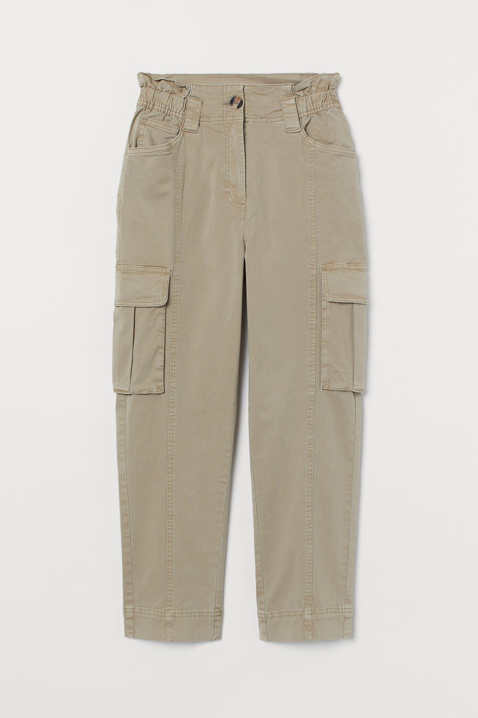 Штани H&M р. 42 Світло-бежевий (Q3110887748)