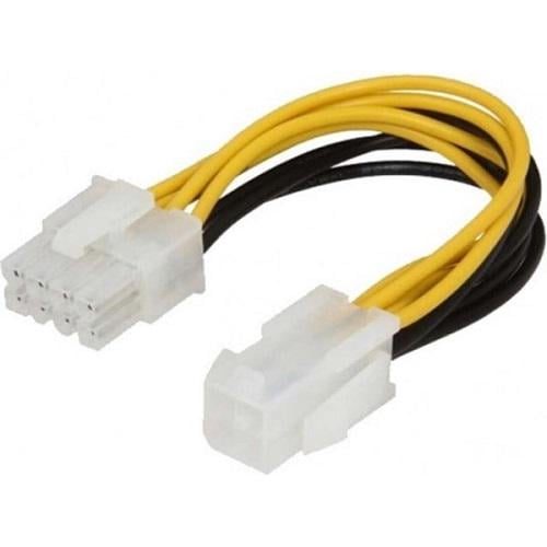 Кабель для процессора Value S0720 ATX 4 pin F-8 pin M 0,2 м (561881) - фото 2