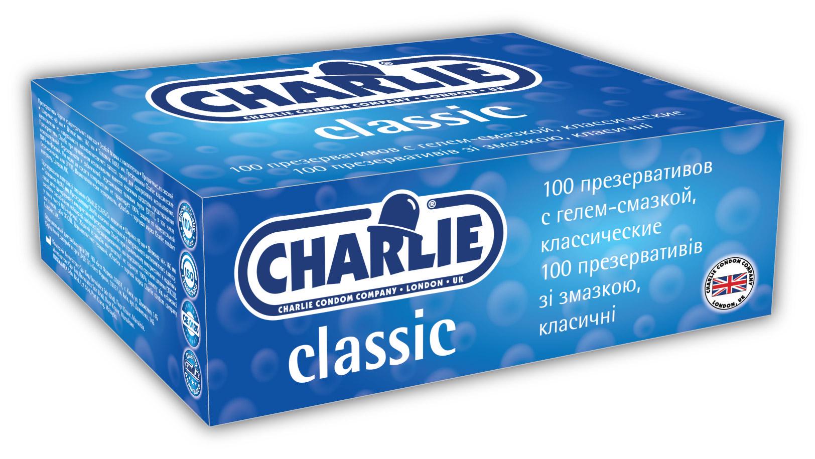 Презервативи CHARLIE № 100 латексні класичні (15407985)