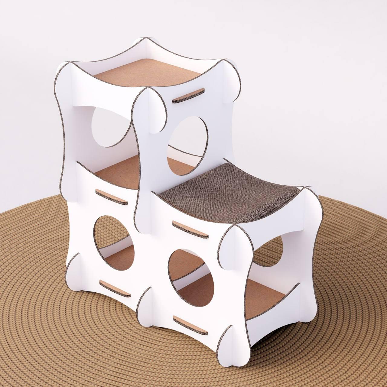 Будиночок для тварин FUTUFU PETS Котоблок 3х