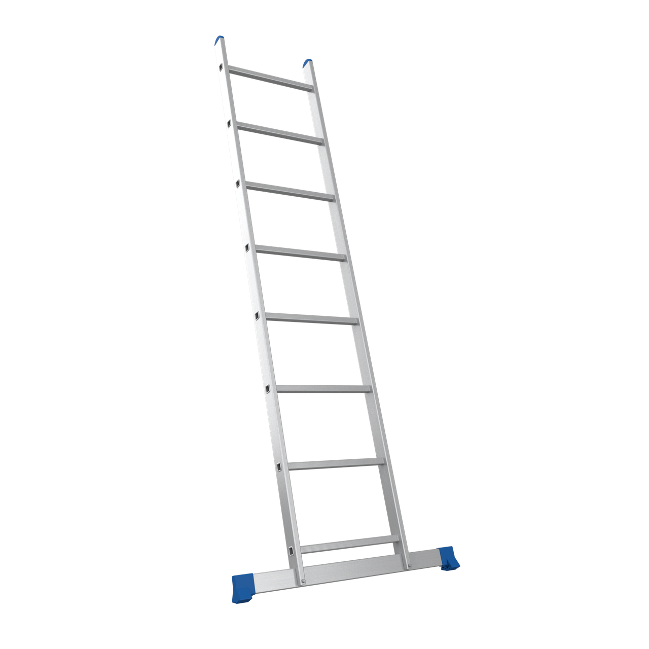 Лестница алюминиевая односекционная Меткас 1х8 2,23 м (3DPanda-1H602008)