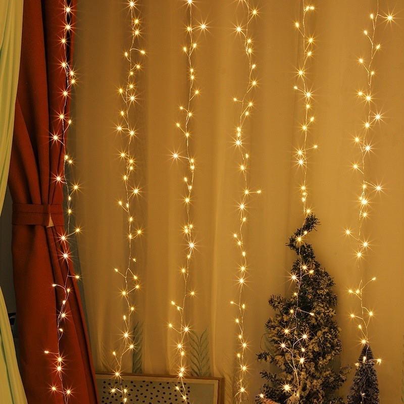 Гірлянда штора Хвойна лапа 3х2 м 600 LED від USB 8 режимів Теплий Білий - фото 2 Гірлянда штора Хвойна лапа 3х2 м 600 LED від USB 8 режимів Теплий Білий - фото 2