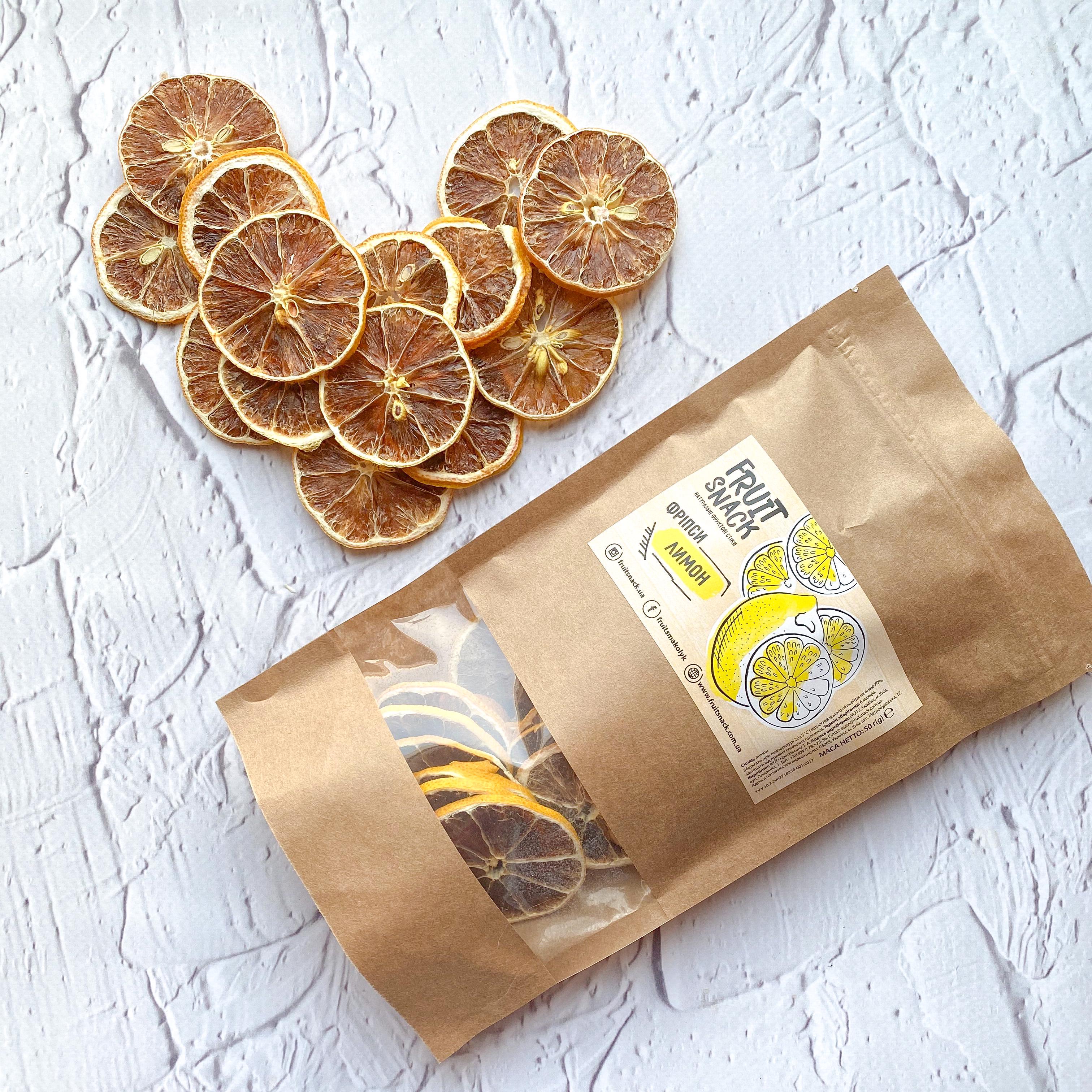 Фрипсы FRUIT SNACK Лимон 50 г (FS-04010)