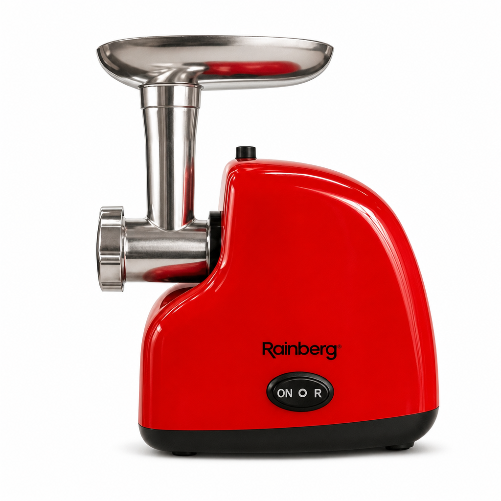 Мясорубка электрическая Rainberg RB-2319 3000 Вт с реверсом Красный (2909426970)