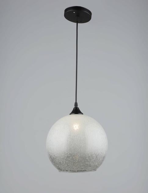 Подвесной светильник Valeso с шаровидным плафоном одинарный Е27 IP20 B A4406/1H 60W Черный (28686553)