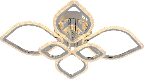 Люстра светодиодная Sirius LI8407/6 WH 140W 6 плафонов (000035877)