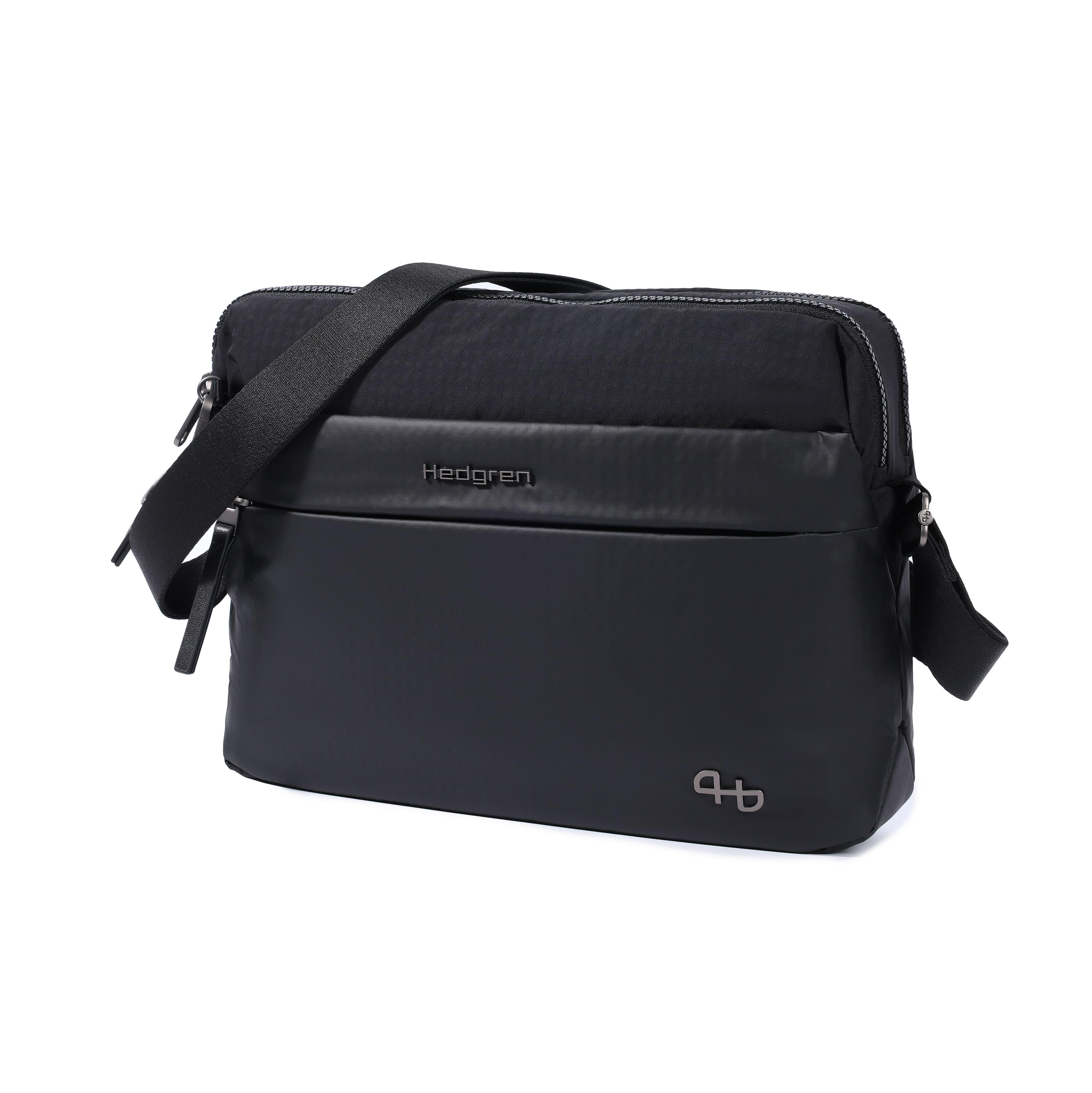 Сумка-кросовер через плече Hedgren FURO HFURO04/003 13" з RFID-захистом 34х24,5х10 см 8,3 л Чорний (13219)