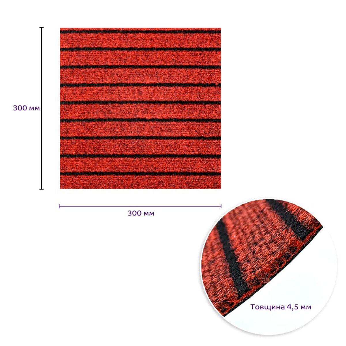 Плитка самоклеюча під ковролін 300х300х4,5 мм Бургунді (SW-00002486) - фото 3 Плитка самоклеюча під ковролін 300х300х4,5 мм Бургунді (SW-00002486) - фото 3