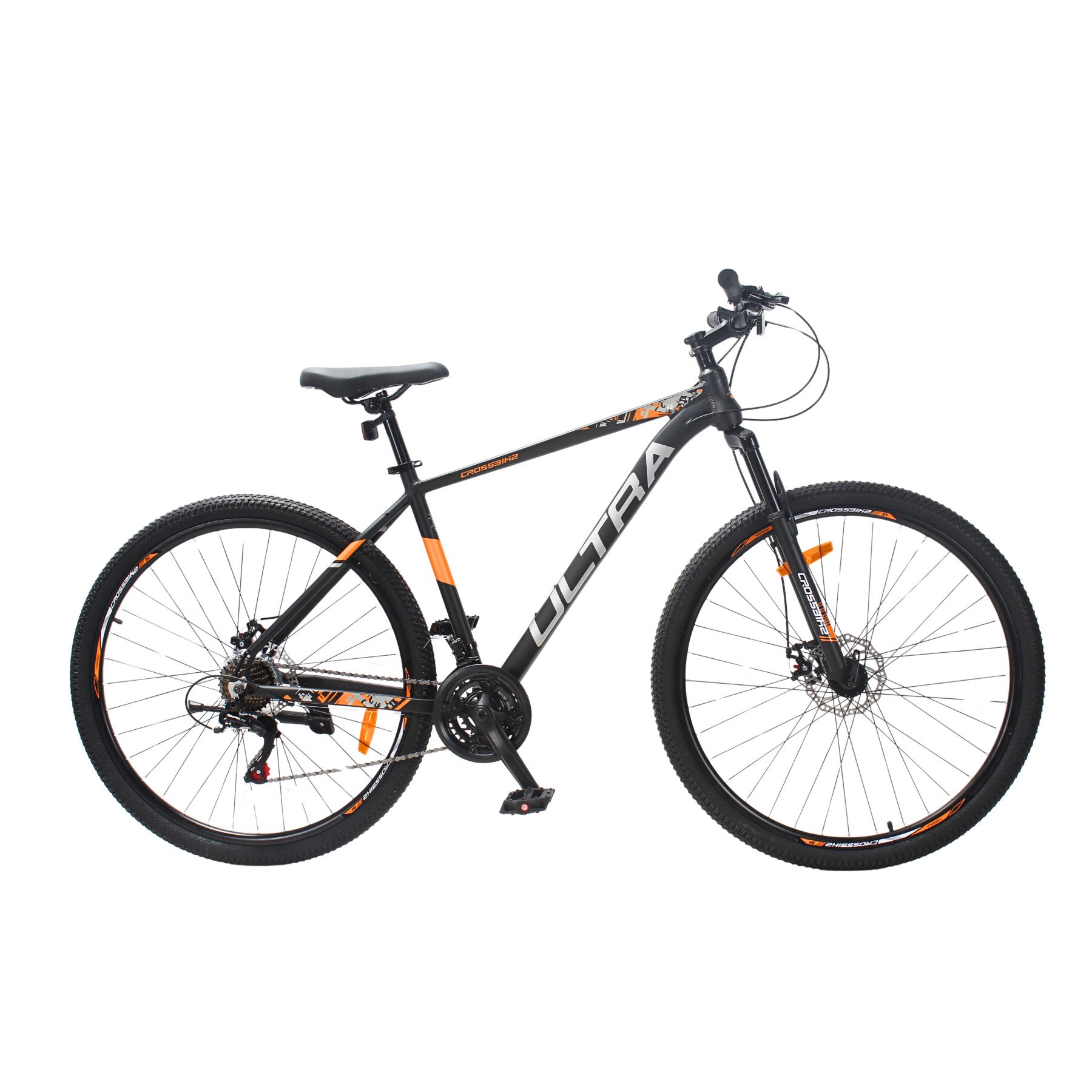 Велосипед CrossBike 29" Ultra 2025 Рама 19" Black/Orange