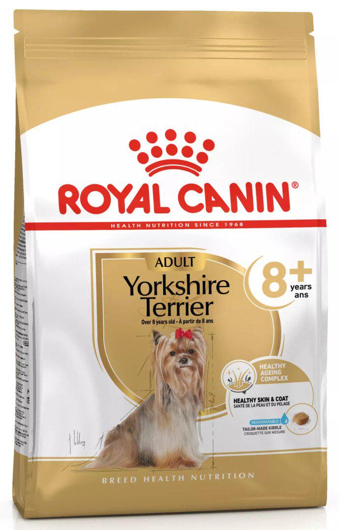 Корм сухий для йоркширських тер'єрів Royal Canin Yorkshire Terrier 8+ 1,5 кг (3182550908504)