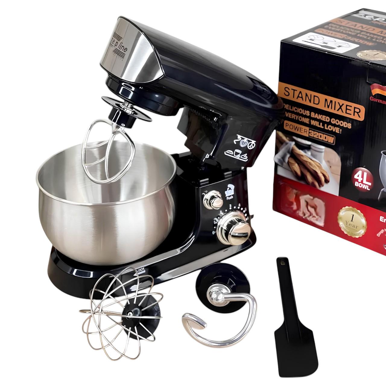 Тістоміс Zepline кухонний з чашею та імпульсним режимом 3200 Вт 2,8 л Чорний (ZP-064) - фото 7 Тістоміс Zepline кухонний з чашею та імпульсним режимом 3200 Вт 2,8 л Чорний (ZP-064) - фото 7