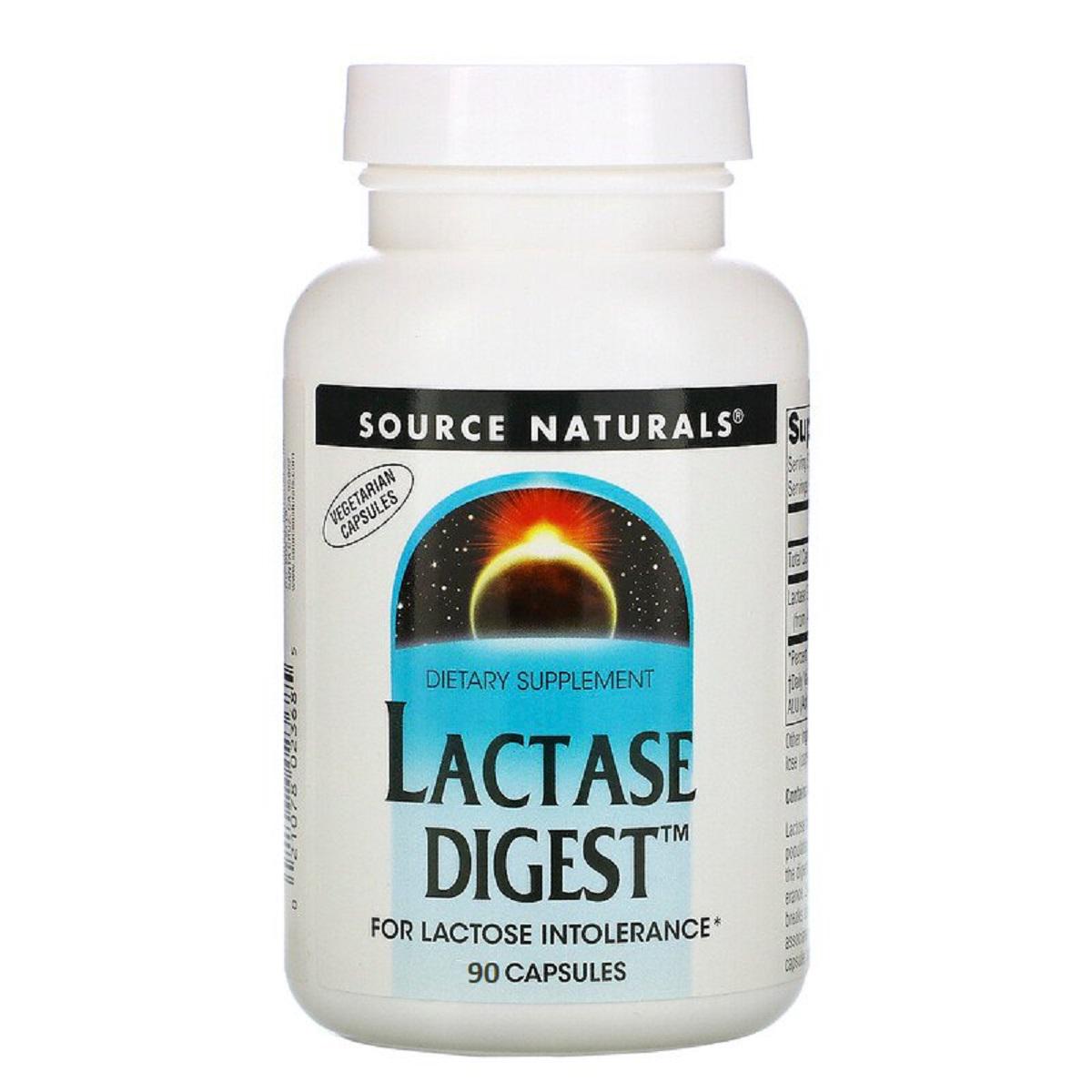 Лактаза Lactase Digest Source Naturals 90 капс. (5050)