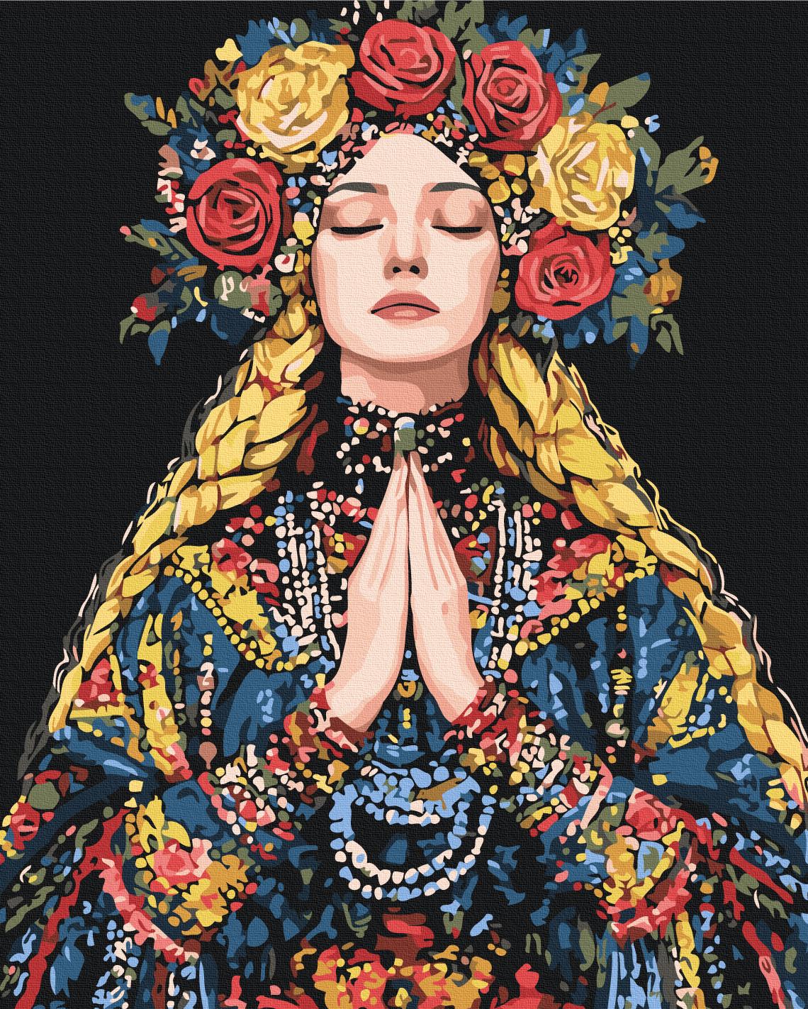 Картина по номерам Brushme Хранительница традиций 40x50 см (BS54335)