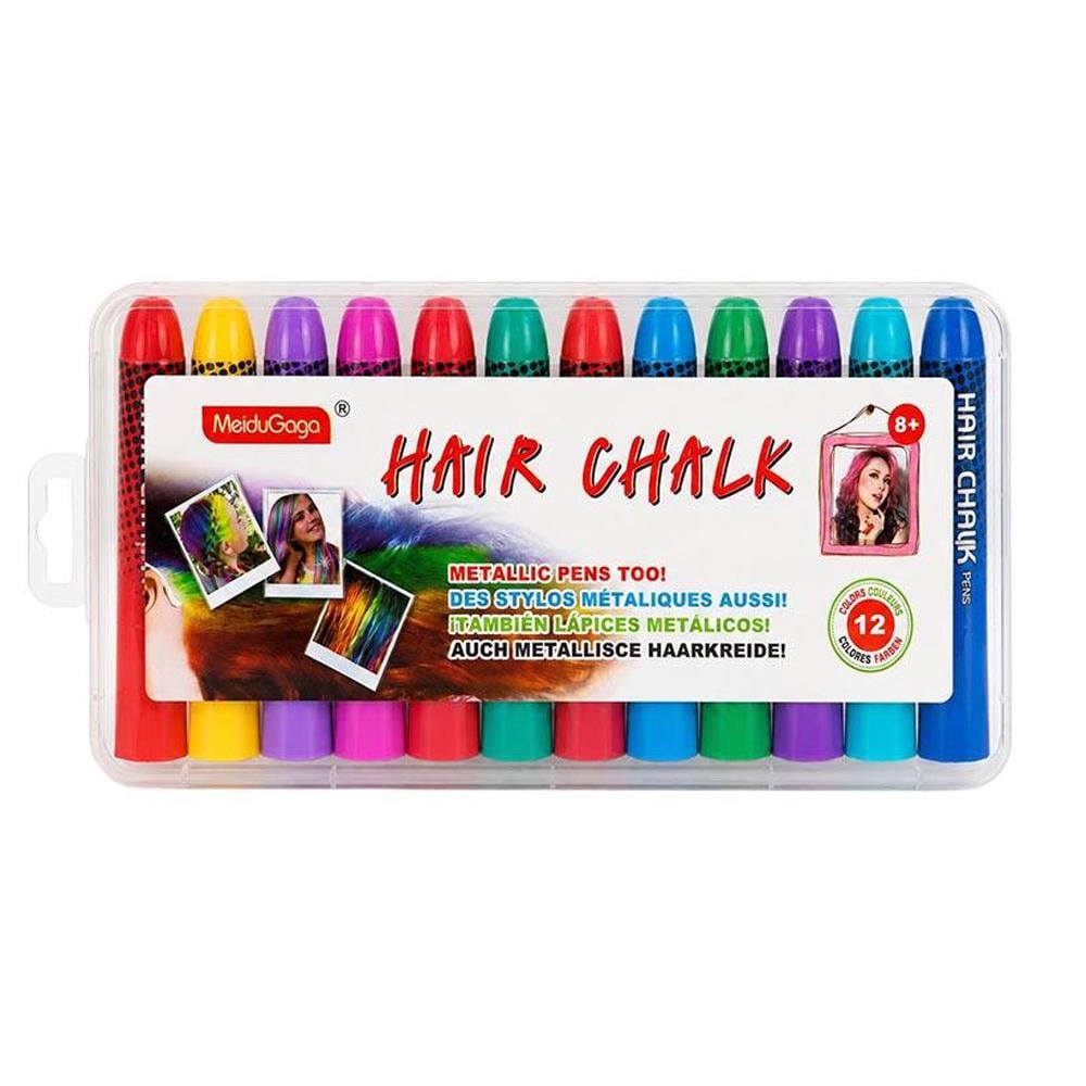 Мел для волос Hair Chalk 12 цветов (37-126401)