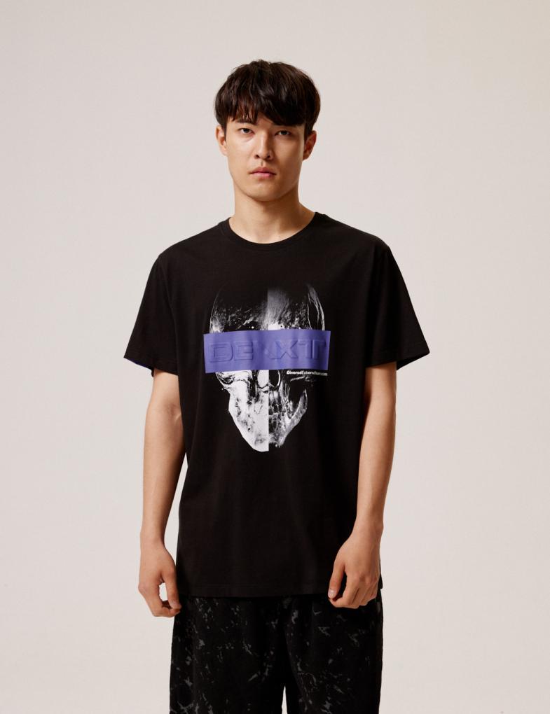 Футболка мужская Diverse DEXT SKULL C XL Черный (5905384004321)