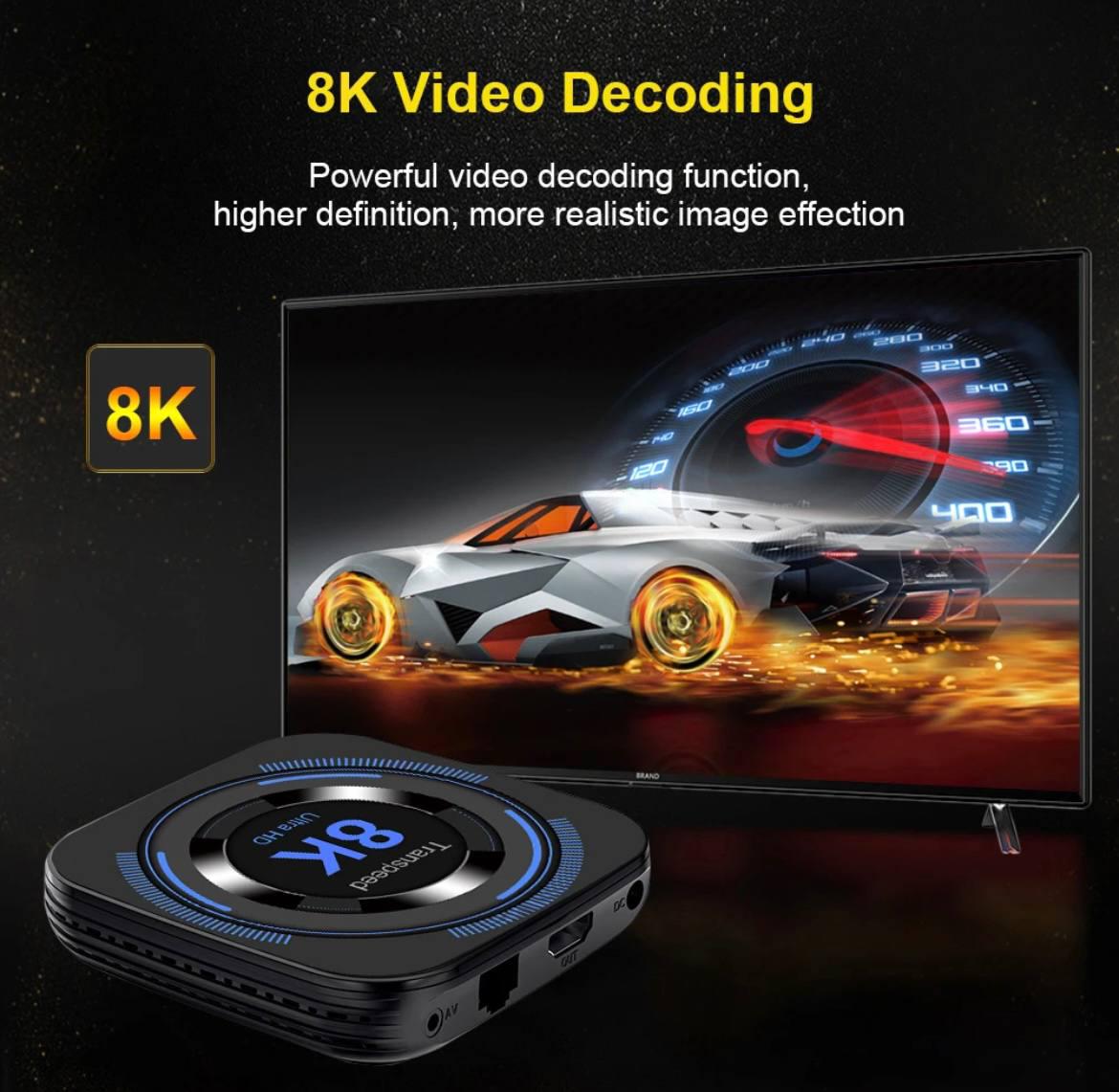 Приставка смарт ТВ Transpeed 4/64 Gb Android 12 - фото 6